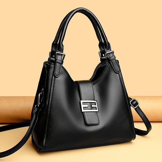 Genuine Luxury Purses Handbags Fashion High Quality Soft Leather Shoulder Crossbody Bags for Women Large Tote 2024 Sac A Main