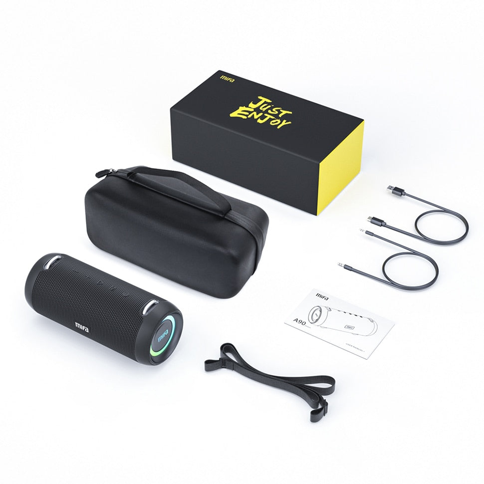 mifa A90 Bluetooth Speaker 60W Output Power Bluetooth Speaker with Class D Amplifier Excellent Bass Performace camping speaker - https://www.luxenorstore.com