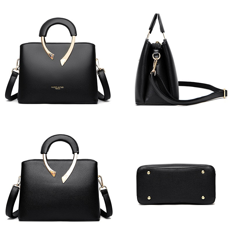 High Quality Leather Casual Crossbody Shoulder Bags for Women 2022 New Luxury Purses And Handbags Women Bags Designer Totes Sac - https://www.luxenorstore.com