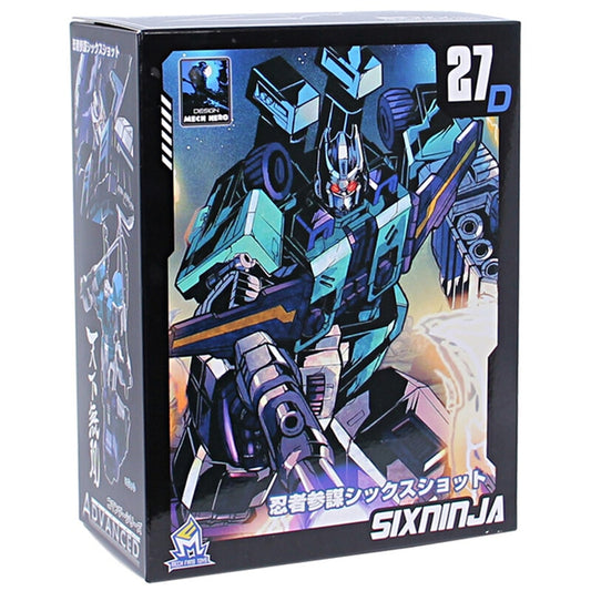 Transformation MFT MF27 MF-27 MF-27G Sixshot Greatshot Ninja Pioneer Series Armored Vehicle Jet War G1 Action Figure Toys - https://www.luxenorstore.com