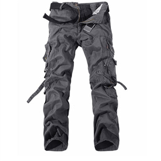 Mens Cargo Pants New Casual Combat Army Military Tactical Style Pocket Trousers Autumn Male Outdoor Climbing Overalls Straight