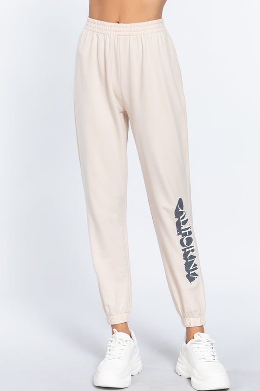 Graphic Long Jogger Pants