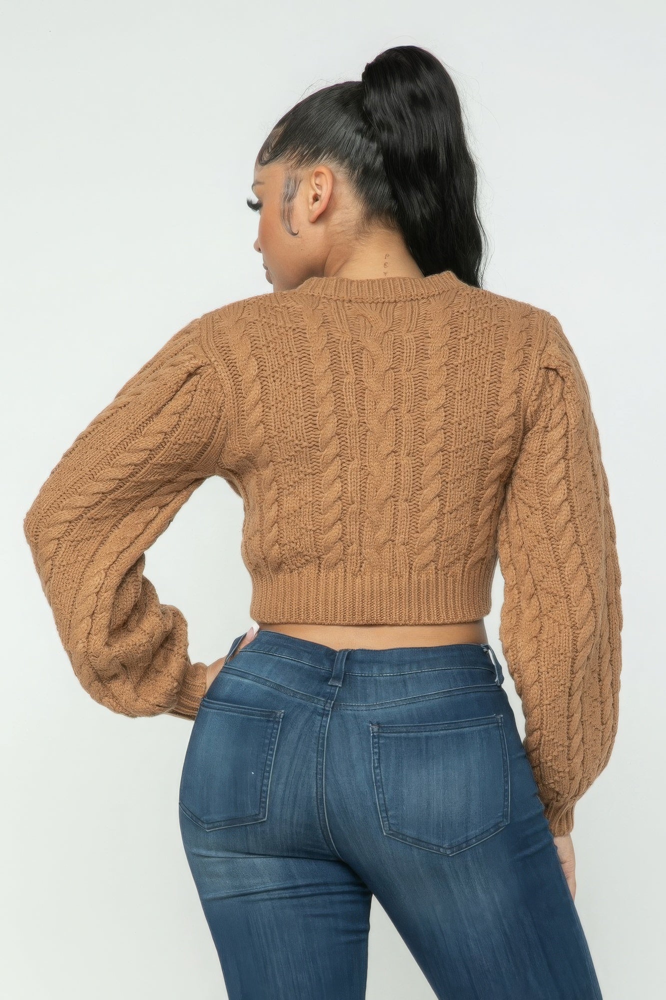 Cable Pullover Top