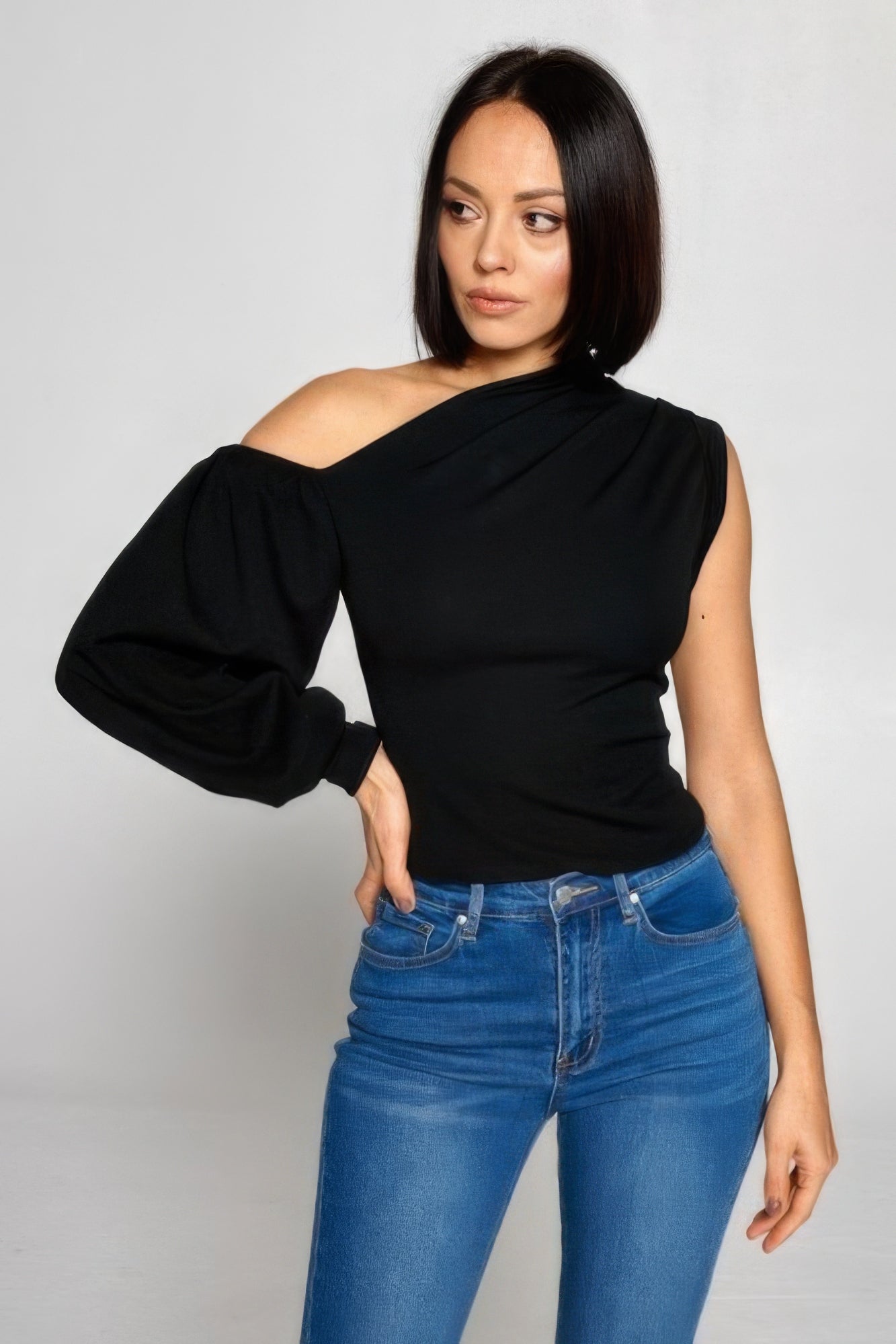 Ladies One-shoulder Top