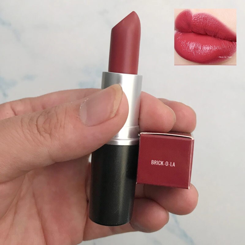 Hot Aluminum Tube Lipstick Matte Lips Makeup Waterproof Long Lasting Twig Ruby Woo Mocha Brand Makeup Top Quality