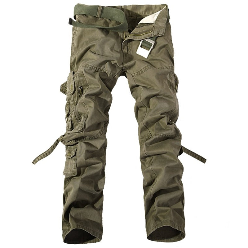 2023 Fashion Military Cargo Pants Mens Trousers Overalls Casual Baggy Army Cargo Pants Men Plus Size Multi-pocket Tactical Pants