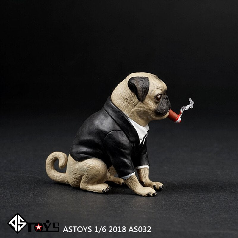 1/6 Scale Starling Cigar Dog Pet Animal Figure Scene For Men in Black MIB Action Figure Collection AS032