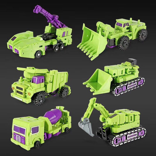 Transformation Oversize Metal Part Devastator Excavator Car Action Figure Toys Autobot Transformers Deformation Robot Gifts