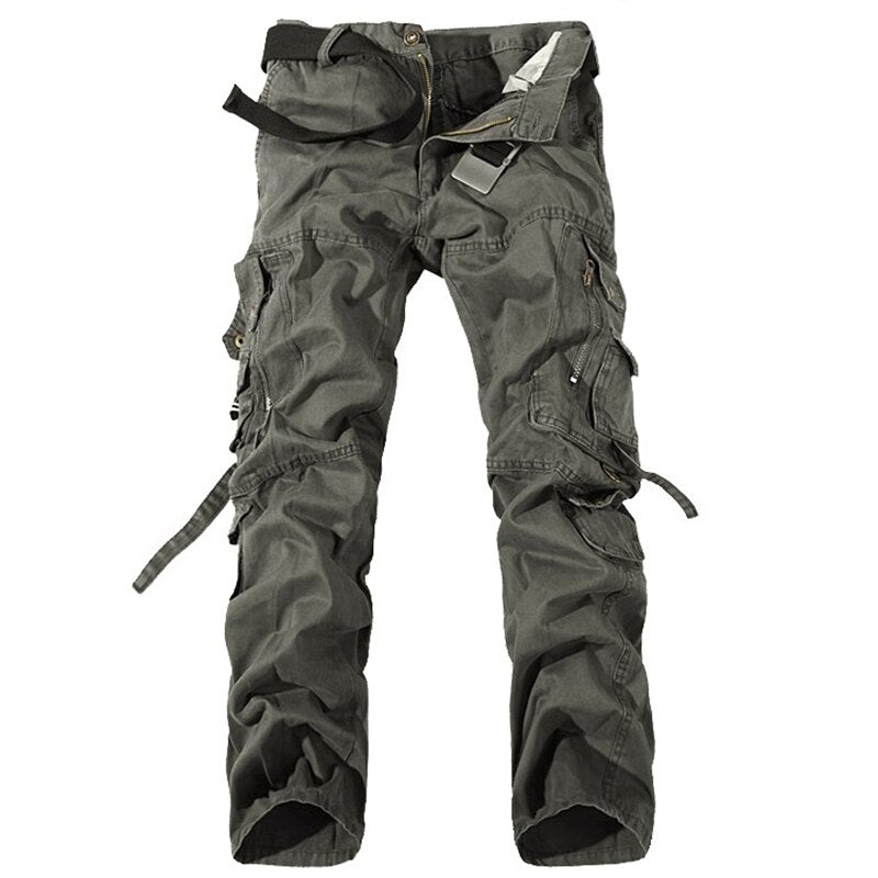 2023 Fashion Military Cargo Pants Mens Trousers Overalls Casual Baggy Army Cargo Pants Men Plus Size Multi-pocket Tactical Pants