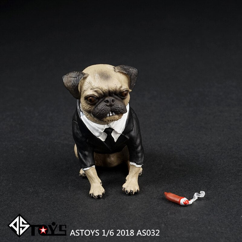 1/6 Scale Starling Cigar Dog Pet Animal Figure Scene For Men in Black MIB Action Figure Collection AS032