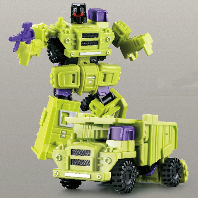 Transformation WEIJIANG Action Figure Toys  Devastator 6in1 Robot  Deformation Car Robot KO Small Proportion Gift Collectible