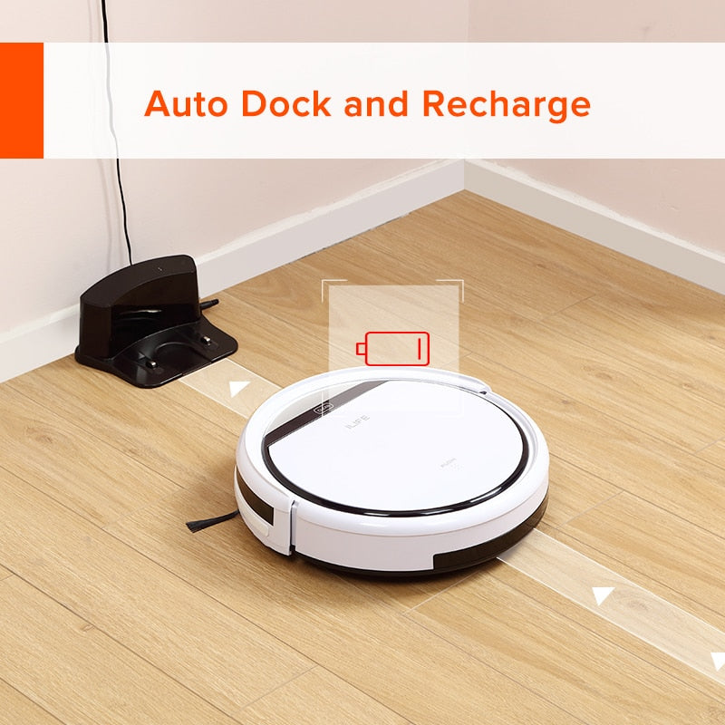 ILIFE V3s Pro Robot  ,Large Dust box,Automatic Recharge,Remote-control ,Intelligent Gyroscope Planning Path