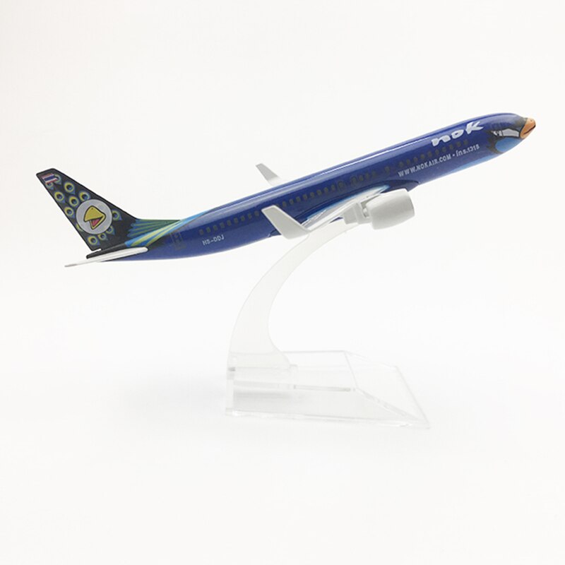 16cm Nok Air Thailand Thai Nok Boeing 737 B737 Airlines Plane Model Alloy Metal Diecast Model Airplanes Aircraft Collection Gift