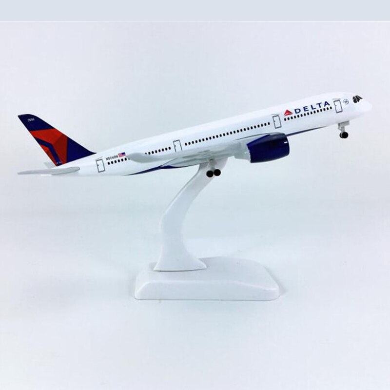 20CM Airplanes Boeing B747 B787 Airbus A350 A320 Airlines Plane Models Aircraft Toys With Landing Gear Kids Gifts Collection