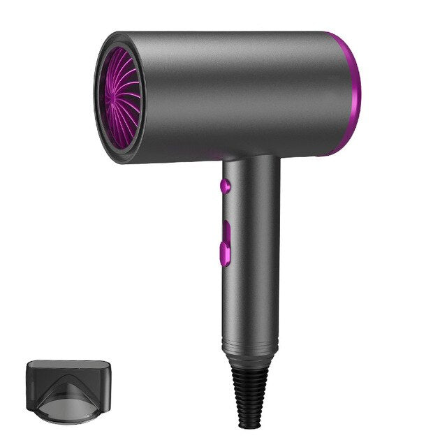 Blower Professional Hair Dryer Strong Wind Negative Ion Blow  with Noise Reduction Treatment Hot and Cold  Quick Dry EU