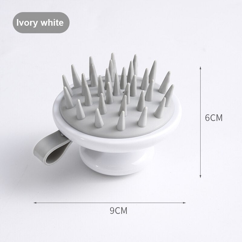 Silicone Head Body Scalp Massage Brush Silicone Shampoo Brush Hair Washing Comb Shower Brush Bath SPA Massage Brush Hair Brush