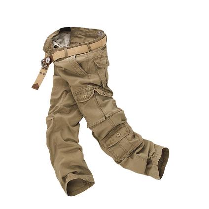 Fashion Military Cargo Pants Men Loose Baggy Tactical Trousers Oustdoor Casual Cotton Cargo Pants Men Multi Pockets Big size