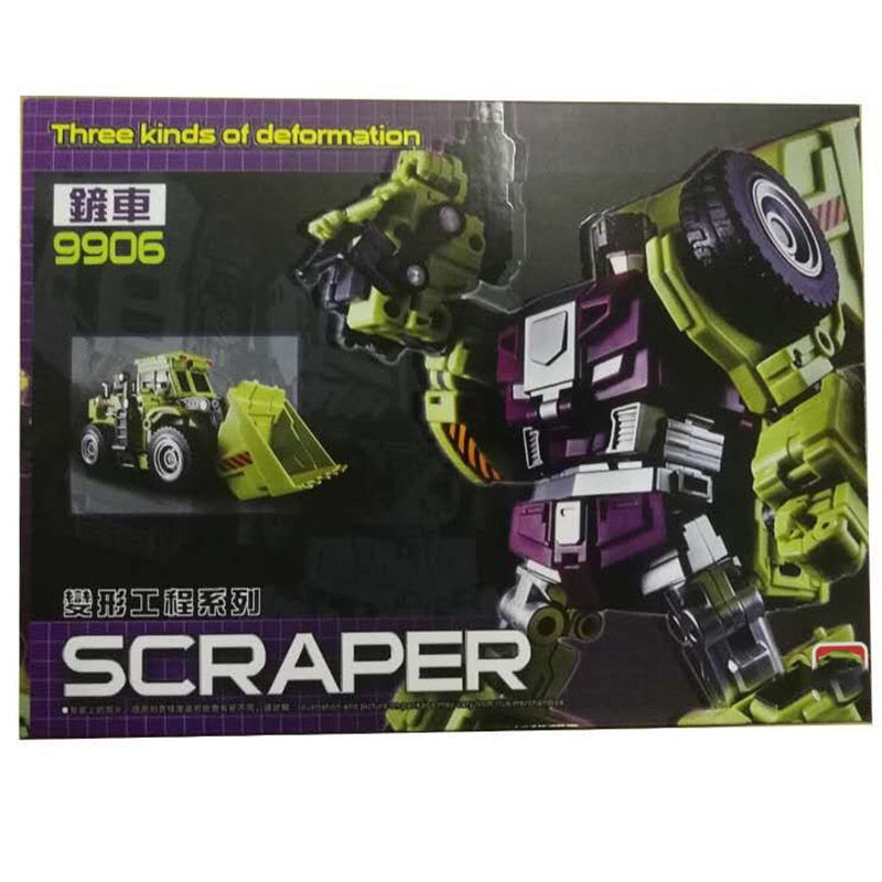 Collectible Figure Transformation G1 Combiner Devastator Hook Mixer Track Bonecrusher Scavenger DB Robot  GT 01 Action Figure