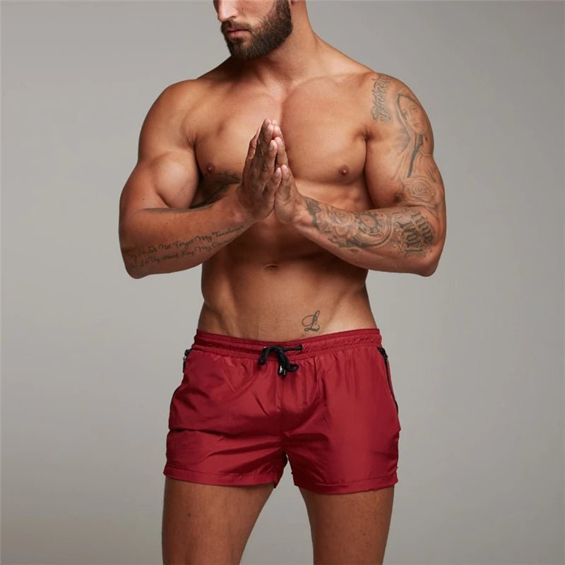 New Brand Quick Dry Board Shorts for Men 2023 Summer Casual Active Sexy Beach Surf Swimi Shorts Man Fitness Gym Shorts