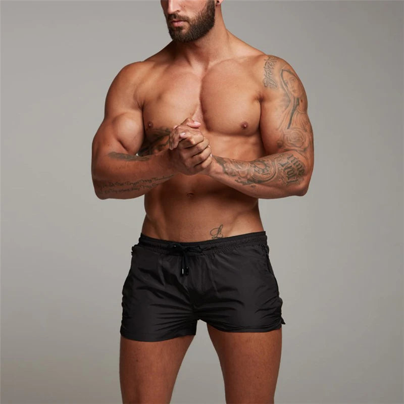 New Brand Quick Dry Board Shorts for Men 2023 Summer Casual Active Sexy Beach Surf Swimi Shorts Man Fitness Gym Shorts