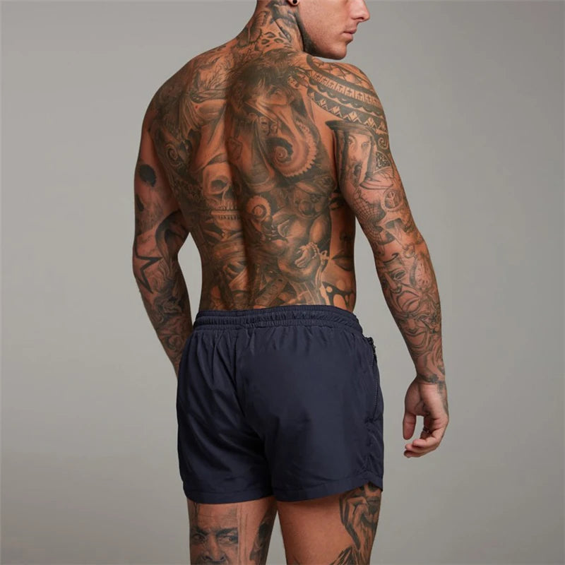 Summer New Mens Gyms Fitness Bodybuilding Shorts Men Fashion Sportswear Short Pants Male Jogger Workout Beach Brand Breechcloth