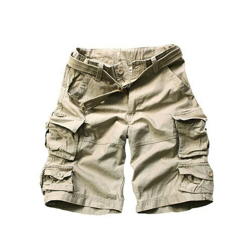 New fashion vintage Men Shorts Military Style Army Camouflage Cargo Shorts plus belt
