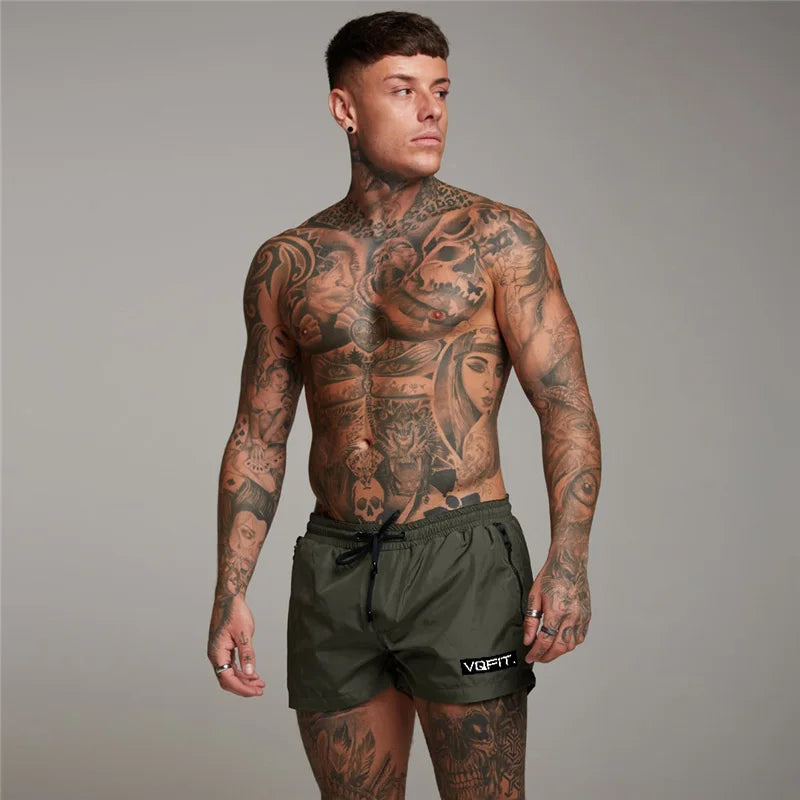 Summer New Mens Gyms Fitness Bodybuilding Shorts Men Fashion Sportswear Short Pants Male Jogger Workout Beach Brand Breechcloth