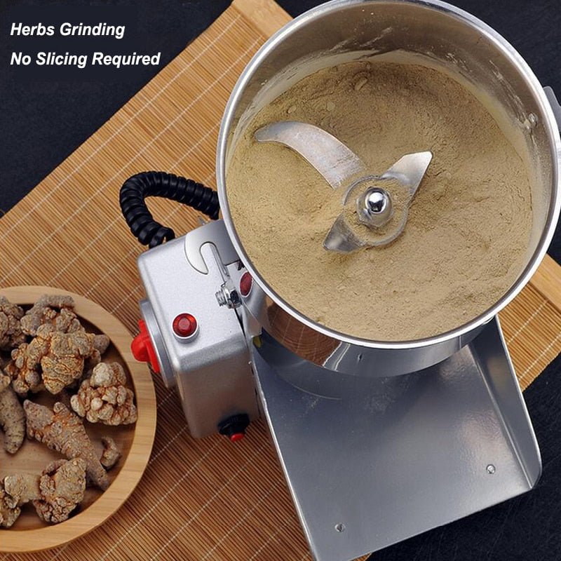 220V EU/UK Plug Good Quality Dry Food Herb Coffee Grinder Spices Mill Medicine Wheat