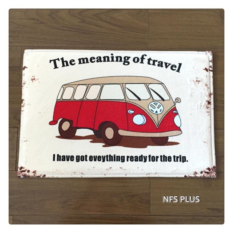 Home Decorative Door Mat Entrance Doormat Bus Car Bike Moto Bicycle Printed Bathroom Kitchen Anti-Slip Floor Mat Carpet Rugs