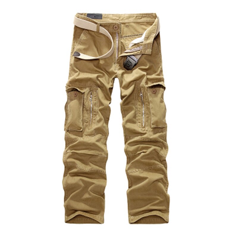 2022 Autumn Winter New Men's Casual Overalls Men Multi-pocket Casual Plus Size Pants Male Fashion Military Tactical Trousers