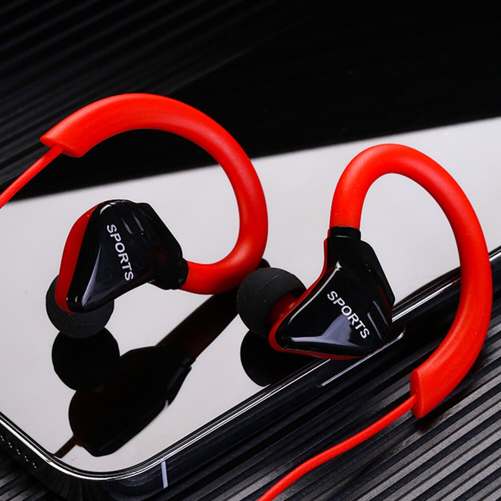 3.5mm fashion Sports wired Earphone portable Super bass stereo in-ear earphones gaming headset for music with microphones 1.2m