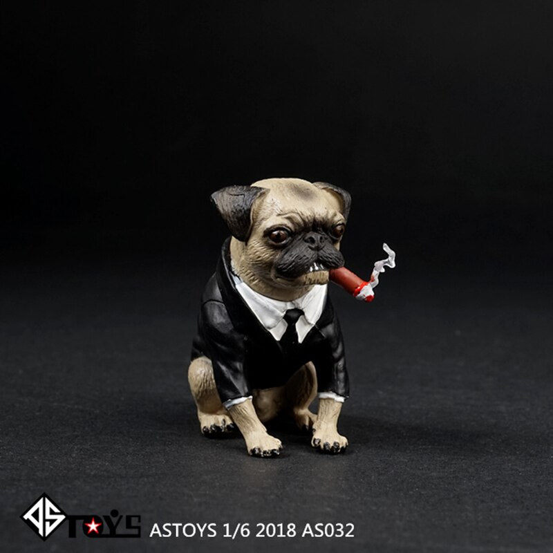 1/6 Scale Starling Cigar Dog Pet Animal Figure Scene For Men in Black MIB Action Figure Collection AS032