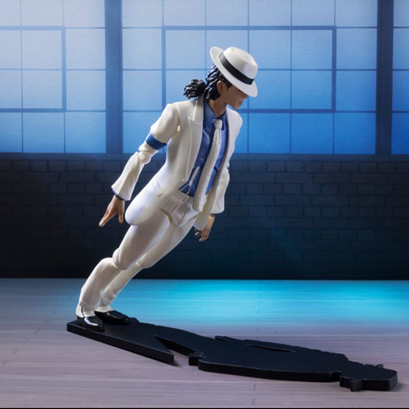 Collection Michl Michael Jackson Smooth Criminal Moonwalk Action Figure PVC Model Toys Doll Display 14CM