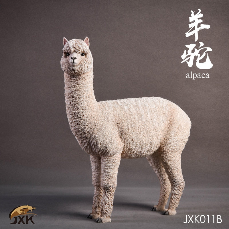 1/6 Scale Figure Scene Animal Model Resin Alpaca Static Decoration For 12&#39;&#39; Action Figure Dolls DIY Display Jxk011