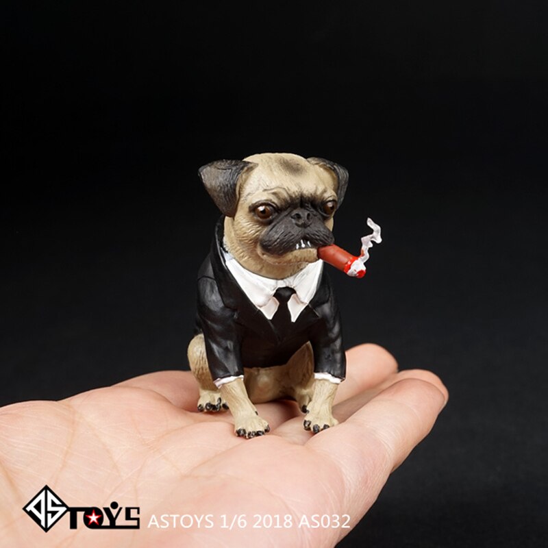 1/6 Scale Starling Cigar Dog Pet Animal Figure Scene For Men in Black MIB Action Figure Collection AS032