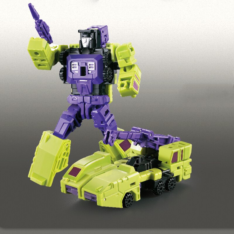 Transformation WEIJIANG Action Figure Toys  Devastator 6in1 Robot  Deformation Car Robot KO Small Proportion Gift Collectible