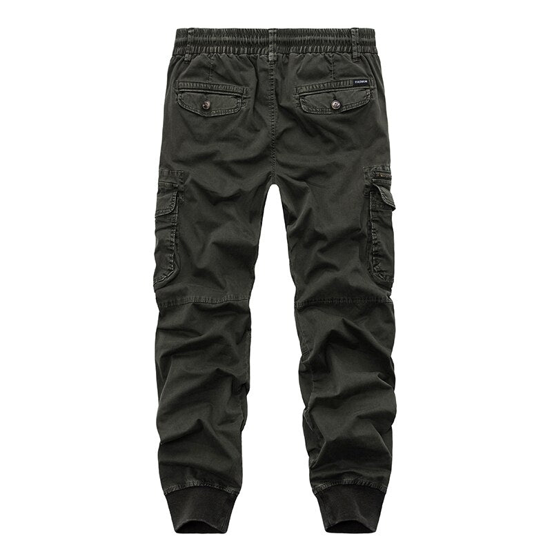 Cargo Pants Men Casual Solid Breathable Pants Men Army Military Trousers Mens Tactical Cargo Pants Male Pockets Joggers Trousers