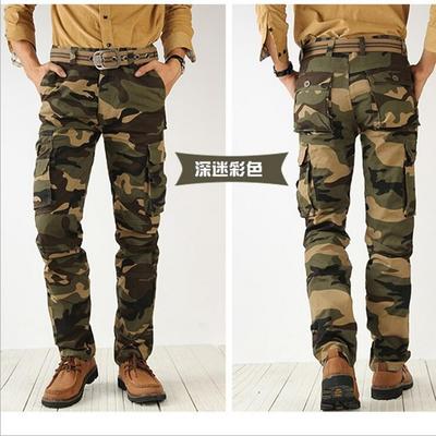 2023 Trend Men's Cargo Pants Cotton High Quality Camouflage Jogger Male Military Camouflage Army Fashion Men's Trousers Pockets