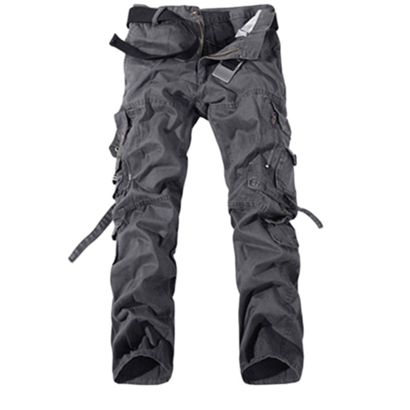 Mens Cargo Pants New Casual Combat Army Military Tactical Style Pocket Trousers Autumn Male Outdoor Climbing  Overalls Straight