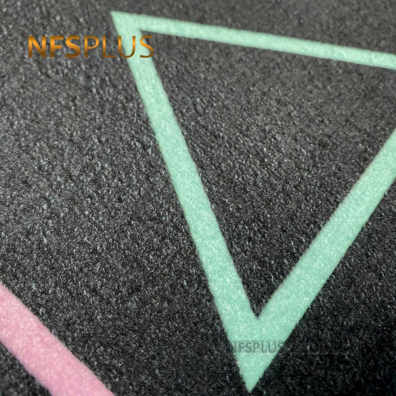 Home Decorative Door Mat Hallway Entrance Doormat 40x60cm Flannel Fabric Game Controller Symbol Design Custom Floor Carpet Rug