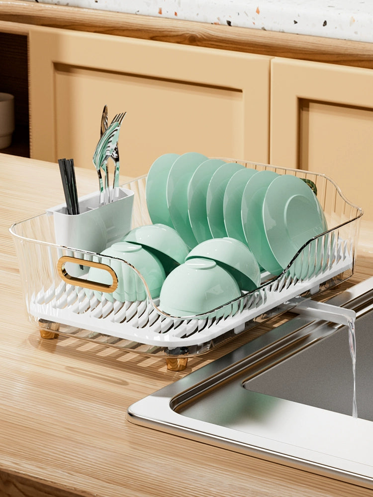 Accessible Luxury Kitchen Storage Rack Bowl Dishes Bowl Plate Storage Rack Draining Rack For Home Table Top Bowl Rack Tableware Storage Box