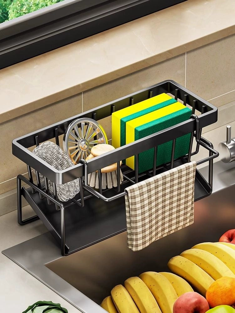 Rag Punch-Free Faucet Handy Gadget Kitchen Storage Rack