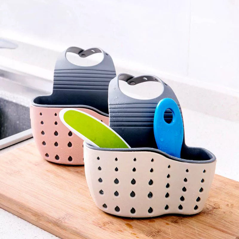 Sponge Storage Kitchen Supplies Punch Free Hanging Basket Sink