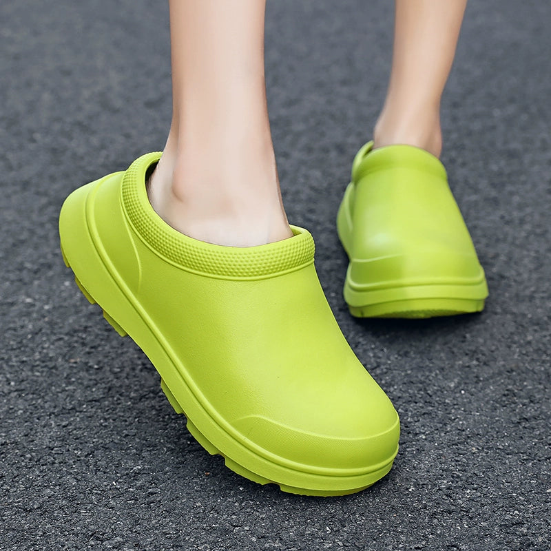 Women's Increased Heel Slippers for Hospital Work