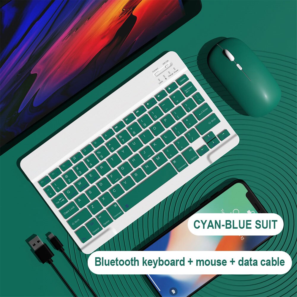 Keyboard and Mouse Combo For iPad Xiaomi Samsung Huawei Tablet Android IOS Windows Wireless Bluetooth Keyboard For Phone iPad