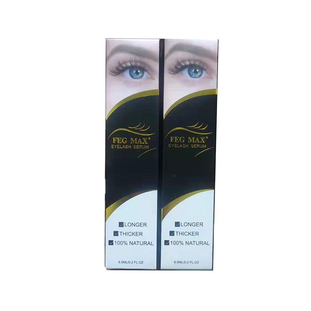 6ml FEG MAX eyelash enhancer growth Liquid Makeup Eyebrow Longer Thicker OEM Private Label