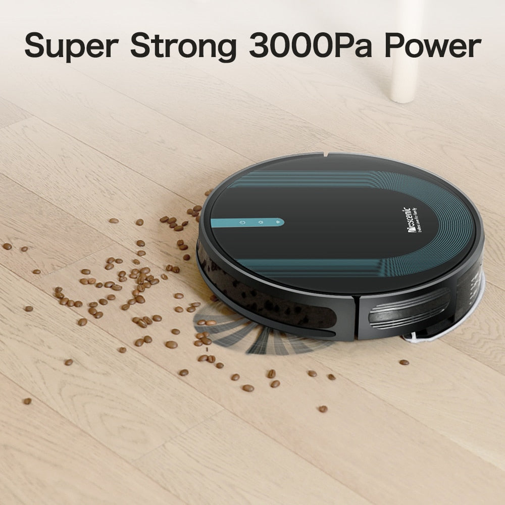 Proscenic 850P Robot Vacuum Cleaner with Wet Mopping for Smart Home Appliance Alexa &amp; Google Voice Control Wet and Dry Cleaning