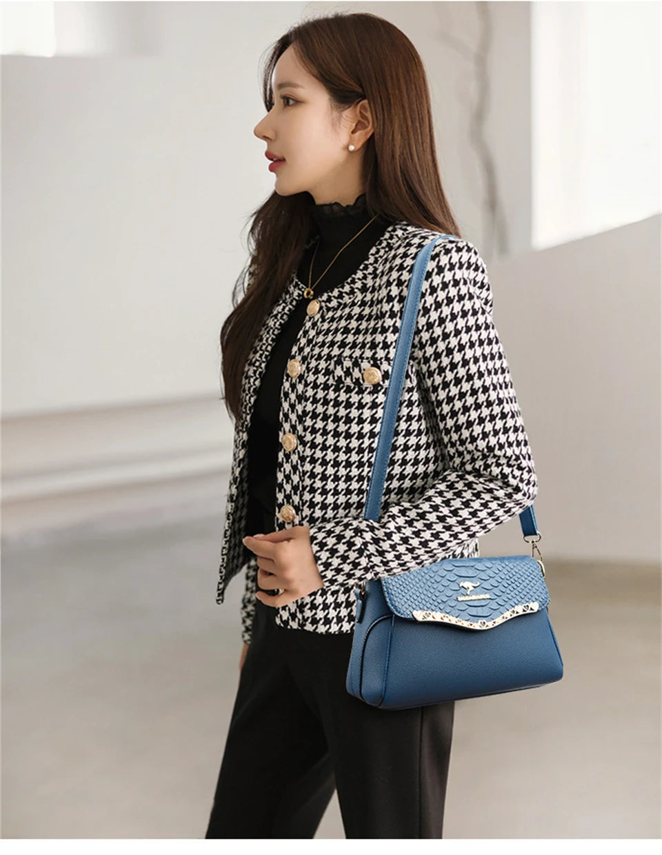 New Retro Purses and Handbags Women Bag High Quality Leather Shoulder Crossbody Bags Luxury Designer Ladies Casual Messenger Sac