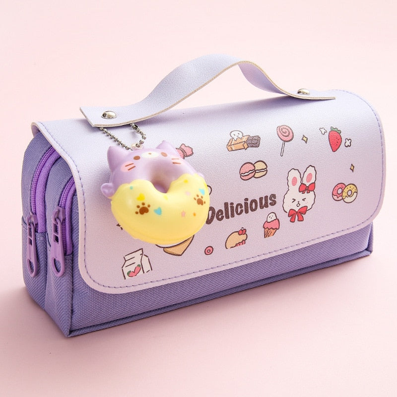 School Supplies Kawaii Stationery School Pencil Cases for Girls Bags Pens Cute Korean Stationery Holsters Supply Store Aesthetic