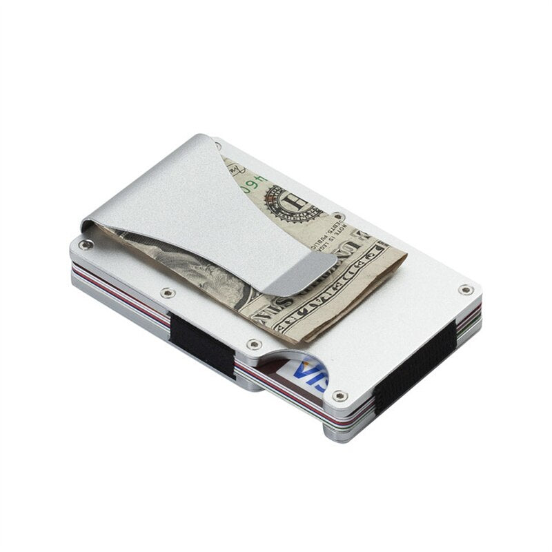 Forged Carbon Fiber Minimalist Slim Wallet Carteira for Men Cartera Tarjetero Hombre RFID Cashback Credit Card Holder Luxury